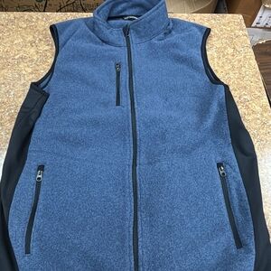 Port Authority Men's Blue and Black Vest